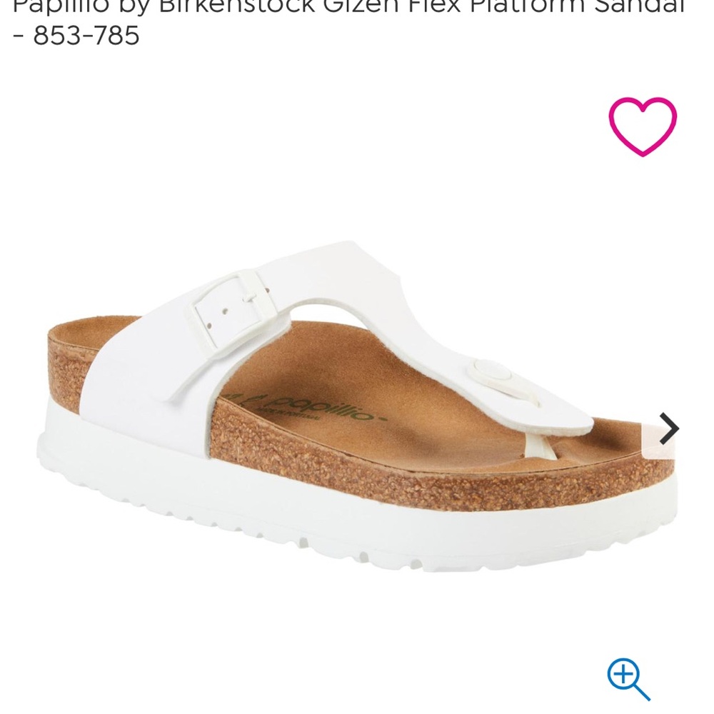 Birkenstock Papillio White Flex Sandals